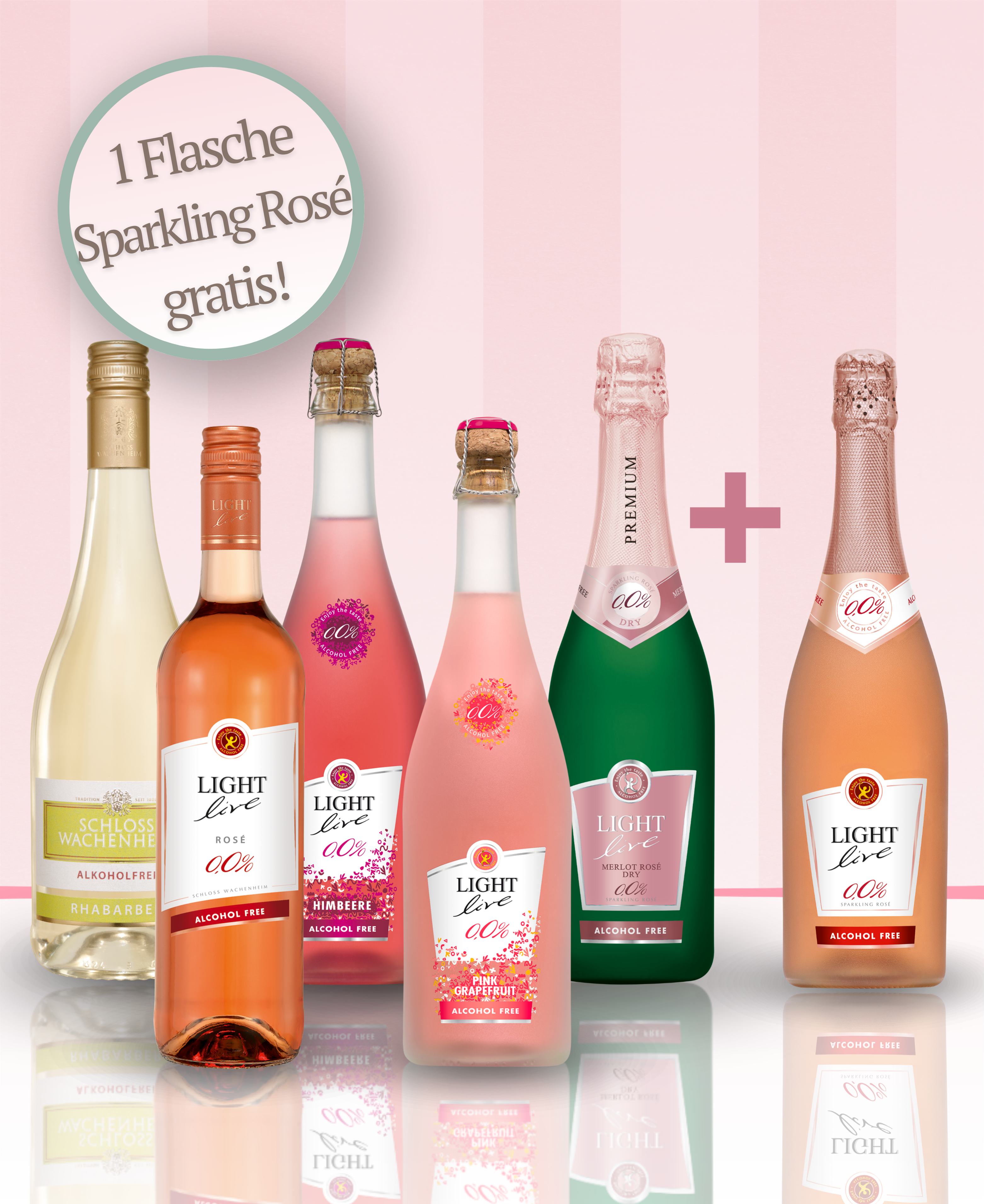 Foto: Abbildung zeigt das Produkt Genusspaket "Think Pink"