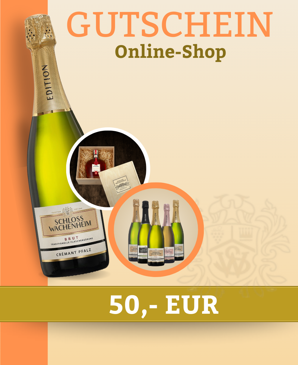 Foto: Abbildung zeigt das Produkt Wertgutschein 50,00 €