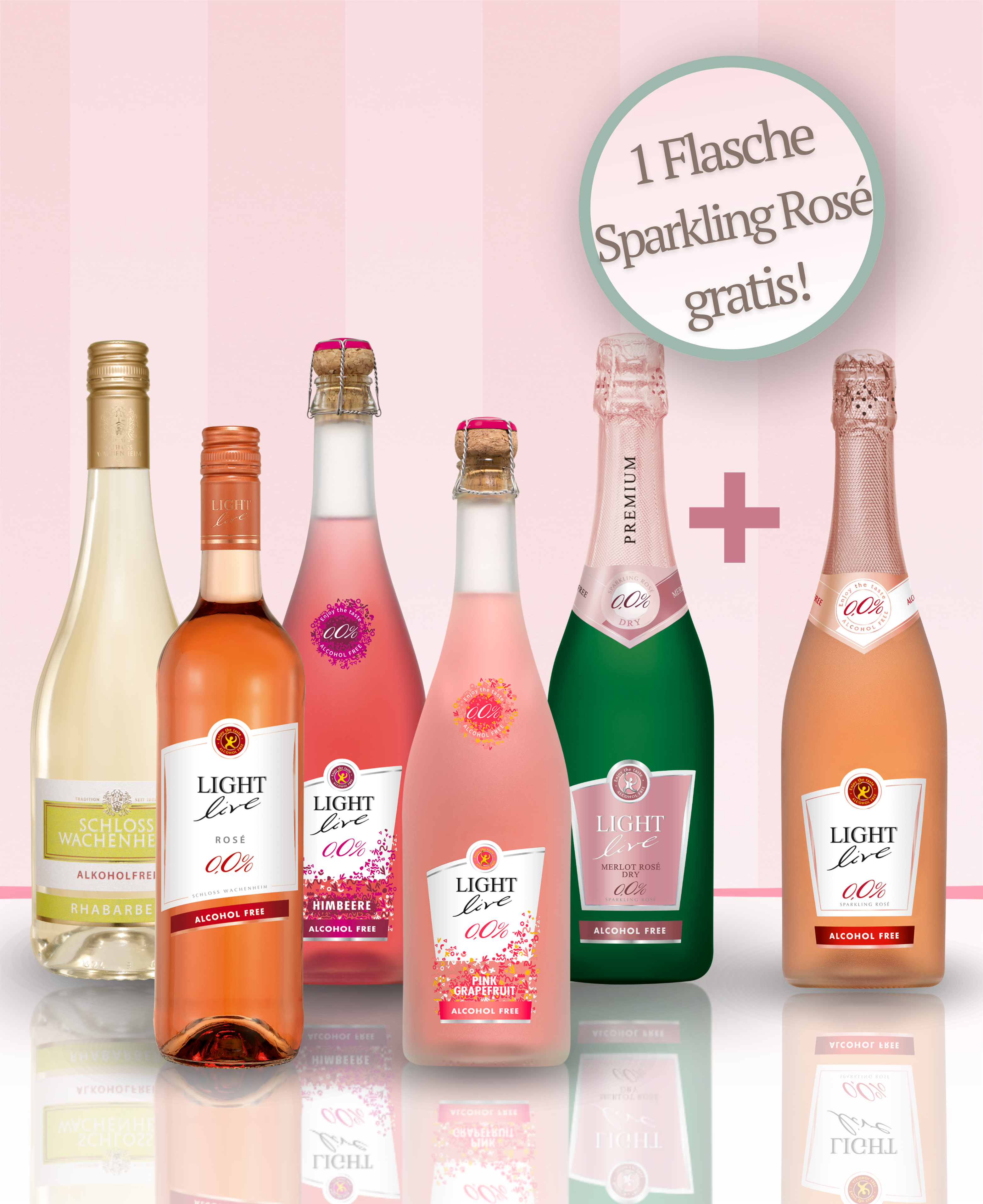 Foto: Abbildung zeigt das Produkt Genusspaket "Think Pink"