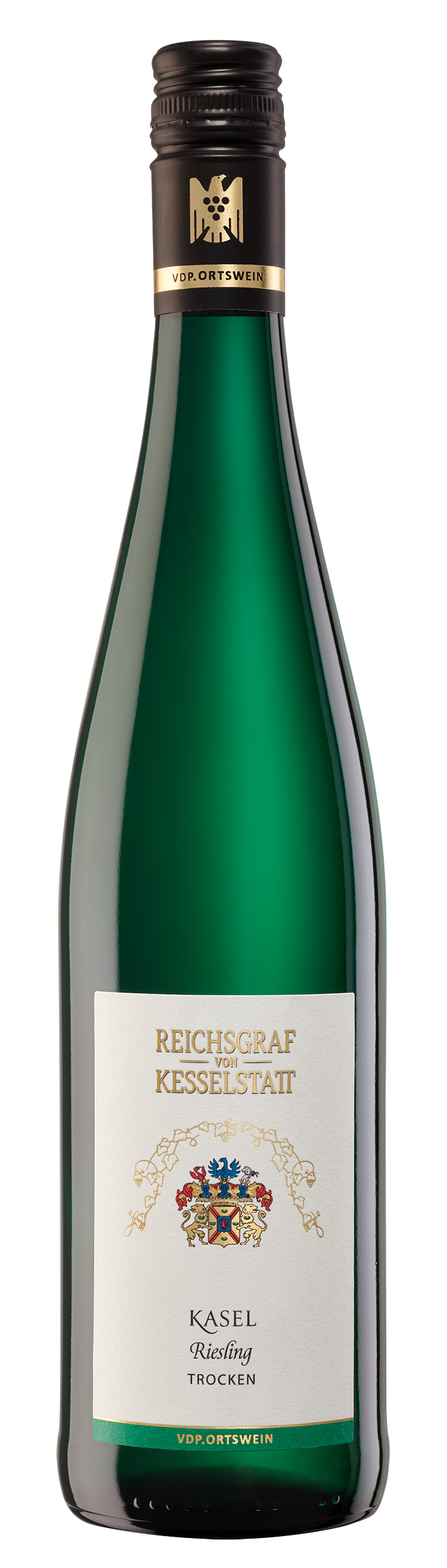 Foto: Abbildung zeigt das Produkt 2025 KASEL Riesling trocken, Ruwer