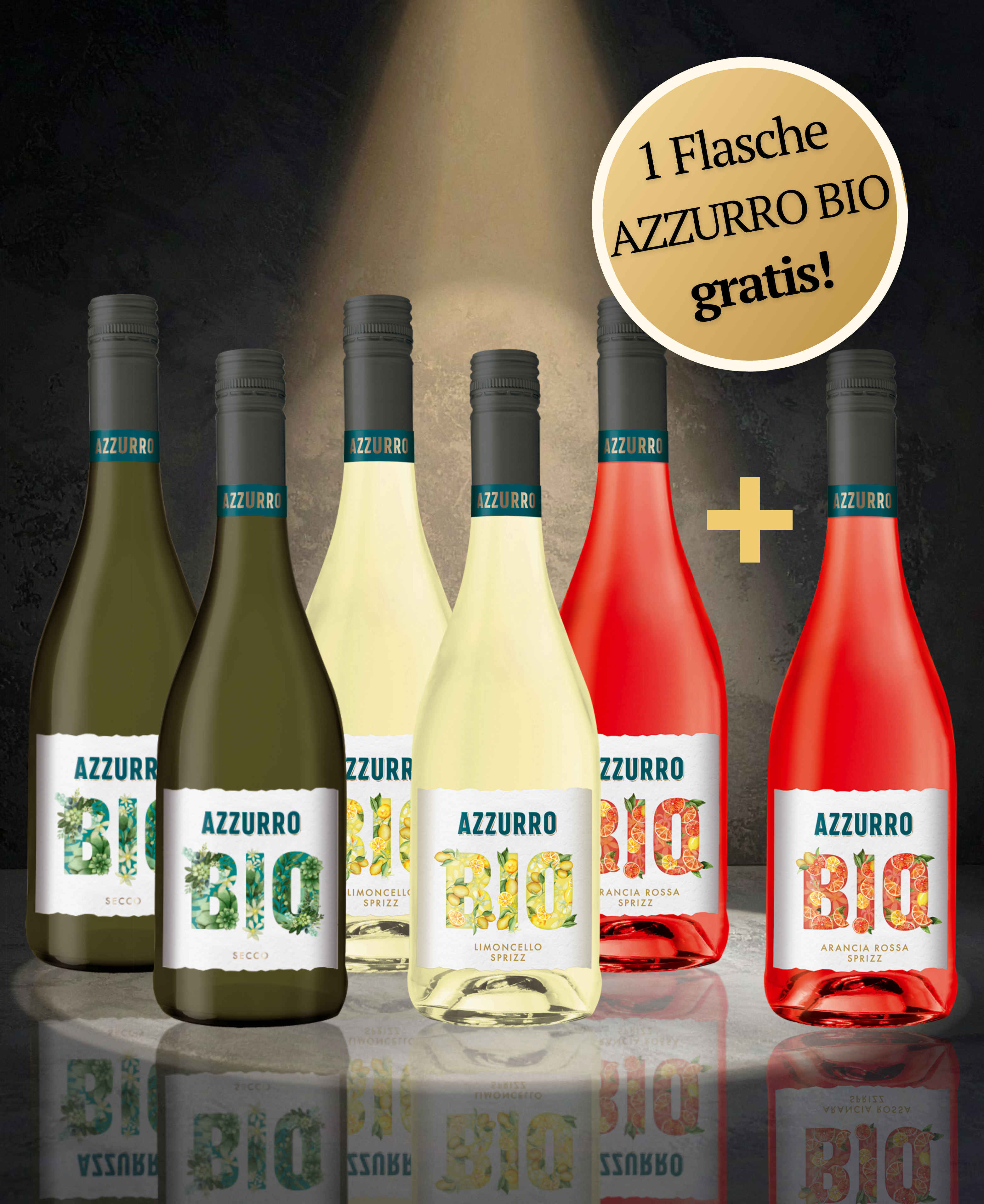 Foto: Abbildung zeigt das Produkt Genusspaket "AZZURRO-BIO"